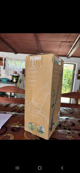Cositoare Trimmer electric Ferm, nou, accesorii incluse
