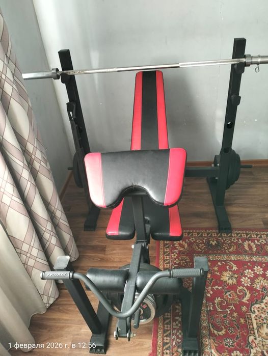 Жим Лёжа 4в 1 с весом 100кг