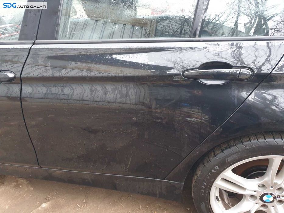 Usa Usi Portiera Portiere Stanga Spate Dezechipata BMW Seria 3 F30 Nonfacelift 2011 - 2019 Culoare 475 Black Sapphire Metallic