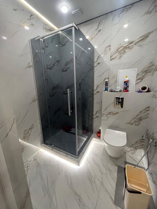 установка душ кабин