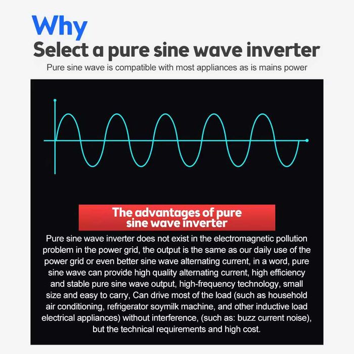 Инвертор с чиста синусоида 1000W