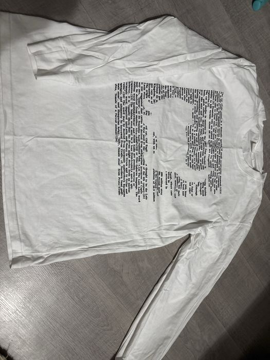 Лонгслив белый