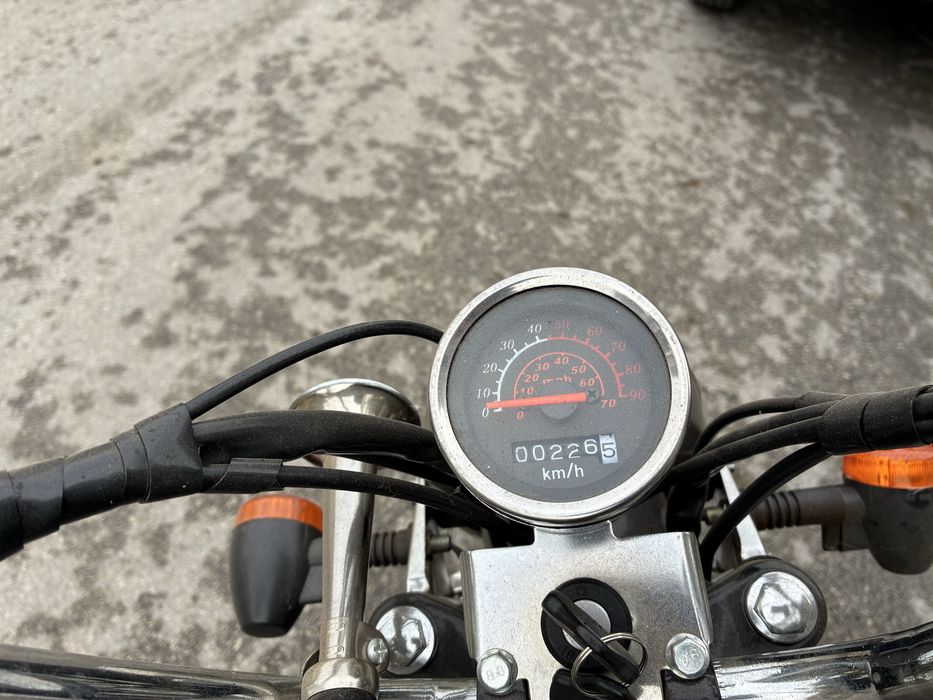 Бензинов мотопед педалетка 49 куб.см