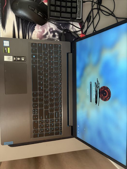 Laptop Lenovo Gaming i5 Gen 9 + GTX 1060 6GB | Stare foarte bună | SSD 500GB