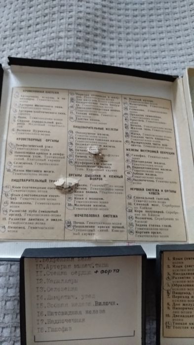 препараты для микроскопа