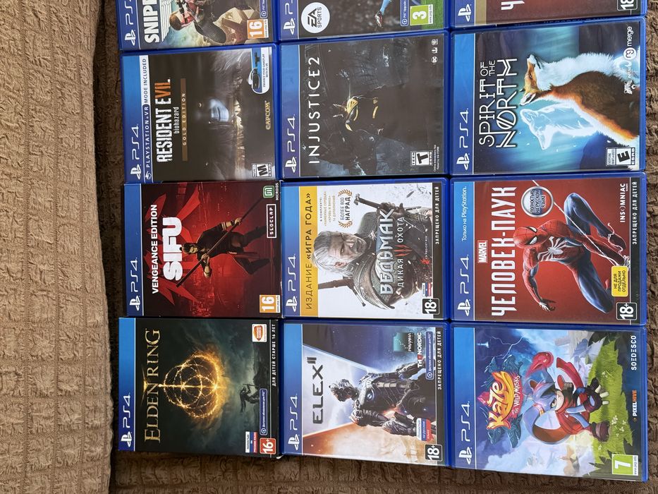 Игры на playstation 4 диск пс 4 в ассортименте