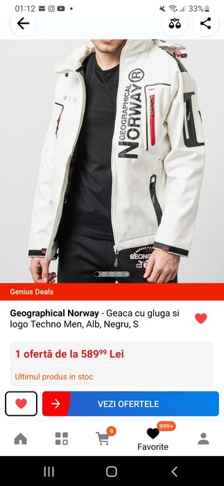 jacheta Geographical Norway, geci fâș, vesta sport Adidas