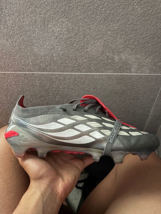 Ghete de fotbal adidas Predator Elite Nr 41 Fold-Over Tongue FG + Săculeț
