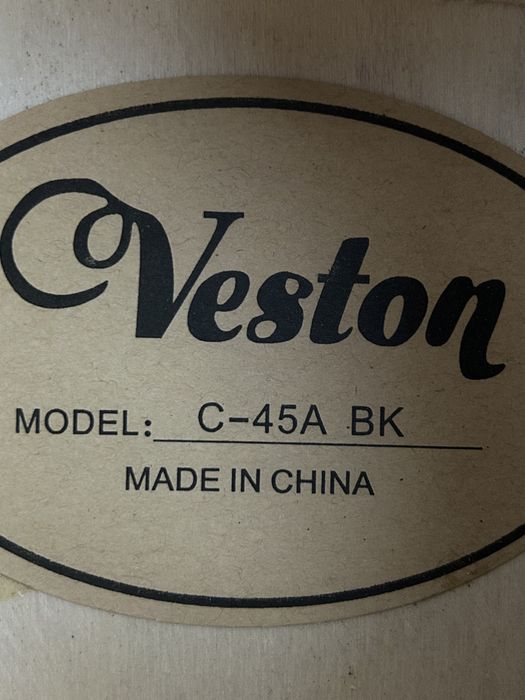 Гитара классическая VESTON c-45A-BK