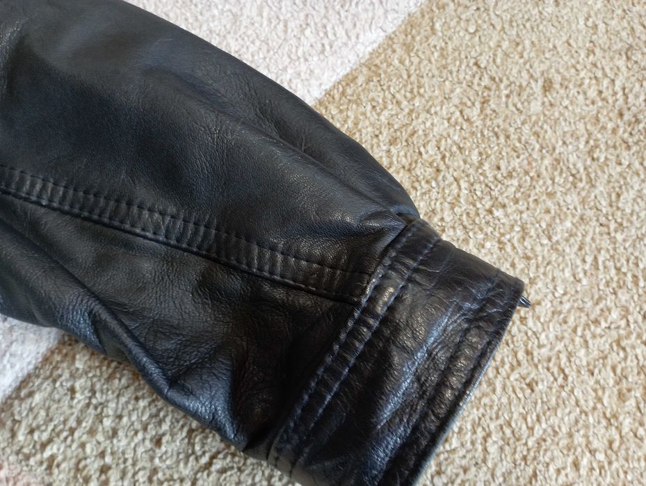 Оригинална военна шуба от естествена кожа българска армия - размер 54