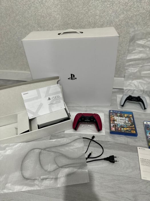 Продам новый playstation 5 box 1tb