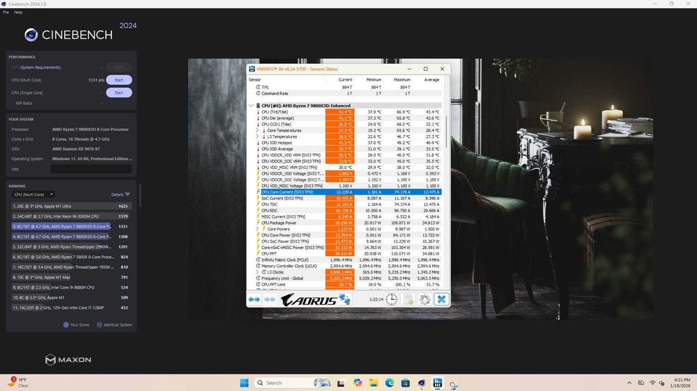PC Gaming Ryzen 7 9800X3D RX 9070 XT