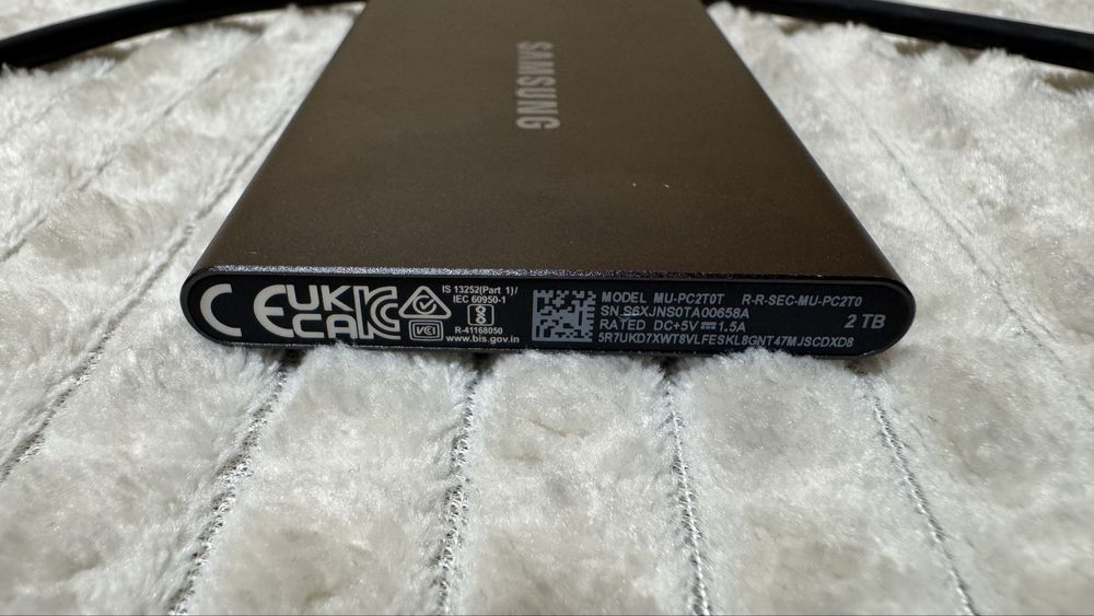 Samsung T7 SSD extern 2TB