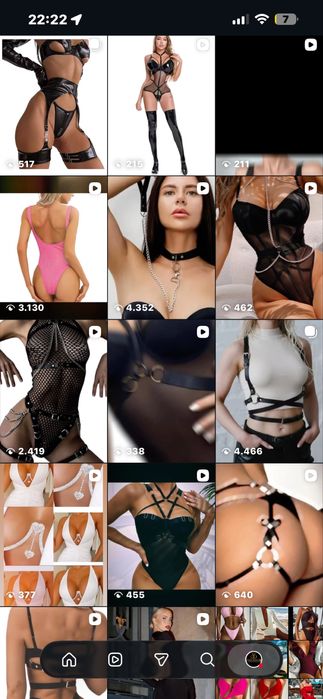 Lichidez stoc lenjerie intima de dama  de 68 produse noi, nefolosite.