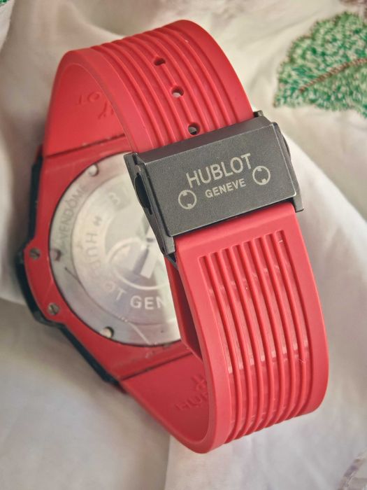 Рядък Модел Ръчен Мъжки Часовник HUBLOT Red Magic 50 mm