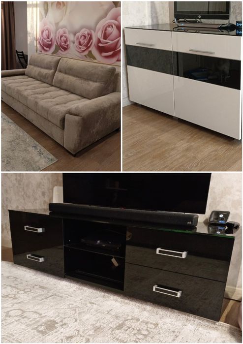 Диван + ТВ тумба +Тумба