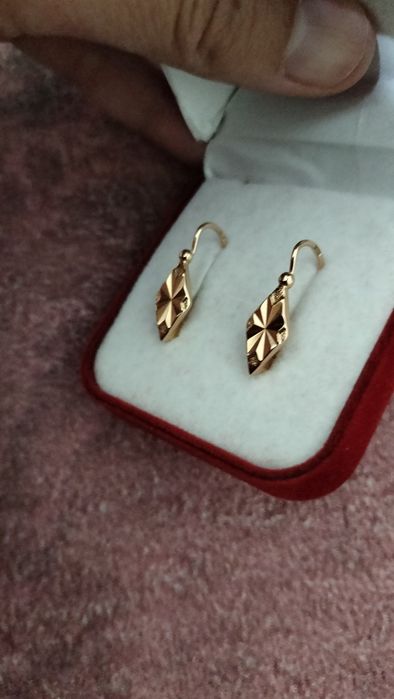 Советские серьги 583 пробы