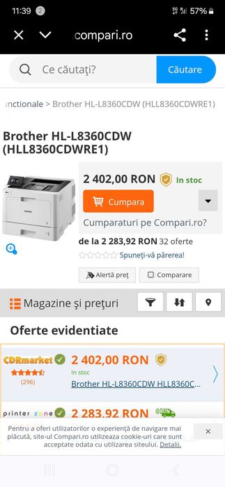 Imprimantă  nouă sigilată de vânzare!