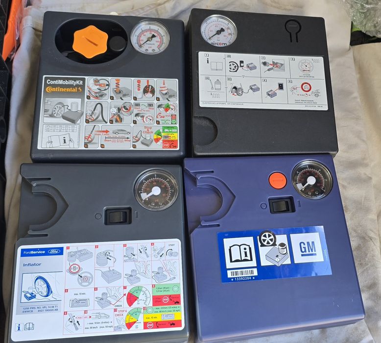 Компресори за помпене на автотомобилни гумигуми,