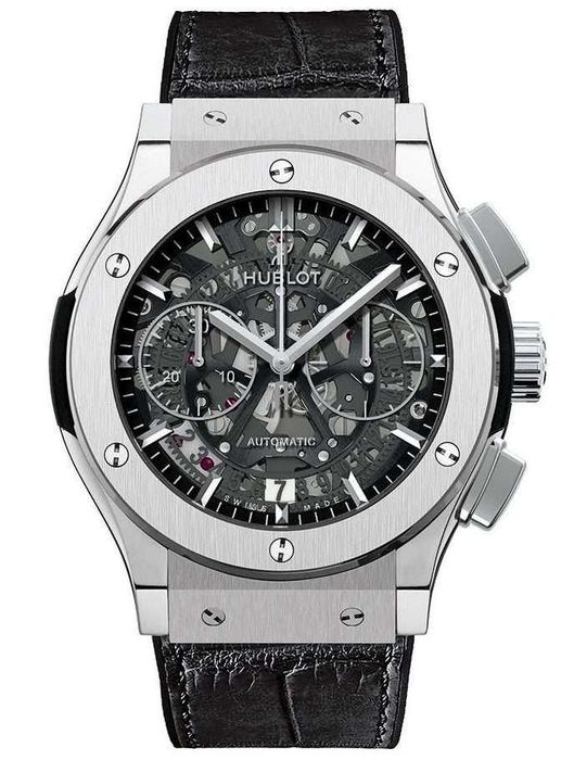 Hublot Skeleton classic fusion Aerofusion Chronograph Titanium