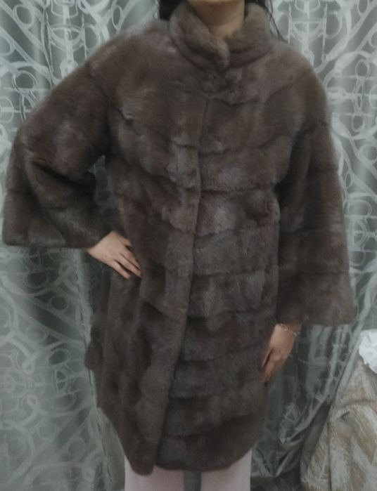 Шуба норковая, евромех