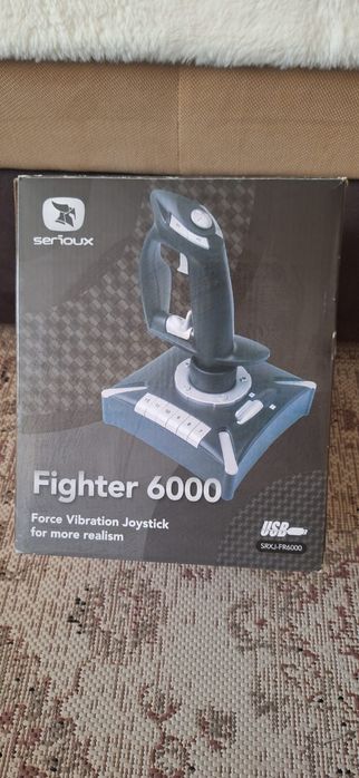Joystick Serioux Fighter 6000,Vibration  Feedback,12 butoane, USB