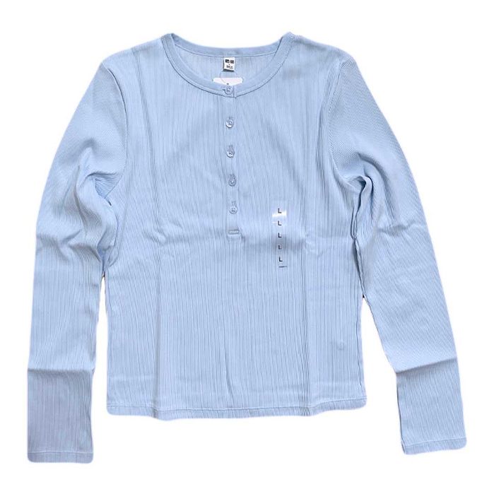 Лонгслив Uniqlo в рубчик