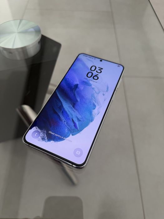 Samsung S21 Plus 5G phantom silver 256GB • IMPECABIL • neverlocked