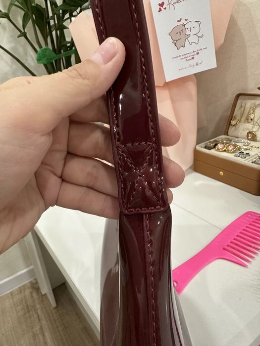 Сумка бордовая хобо