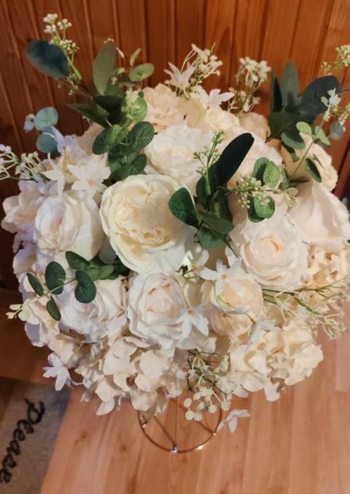 flori champagne suporti decorat nunta botez vand inchiriez la comanda