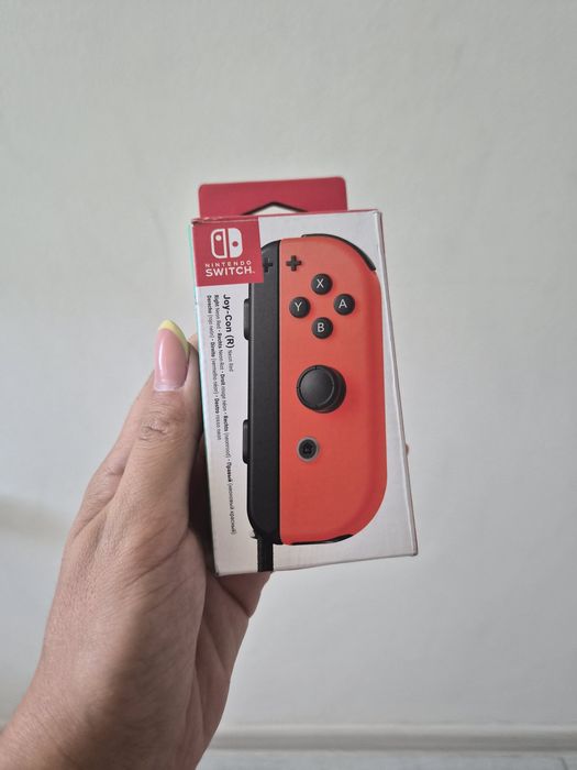 Нов Оригинален Десен Joy-Con (R) 3a Nintendo Switch Neon Red (Неоново червен)