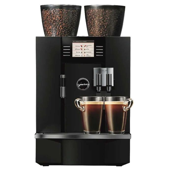 Професионална автоматична кафемашина Jura GIGA X8c + хладилник