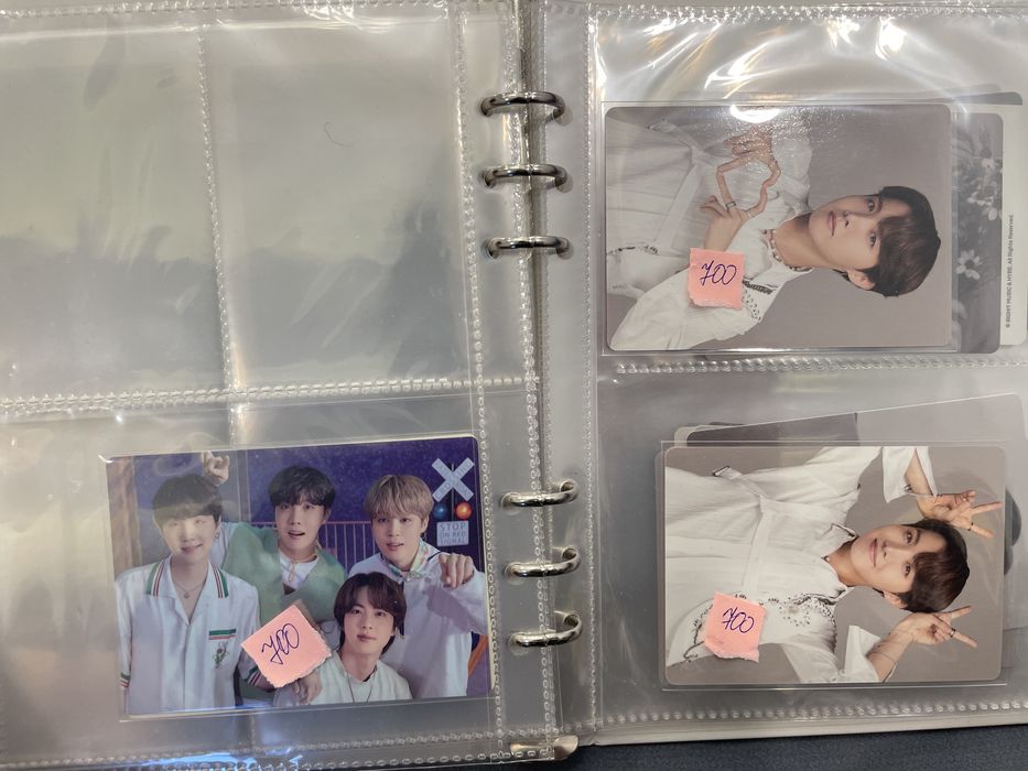 Оригинальные к-поп карты BTS