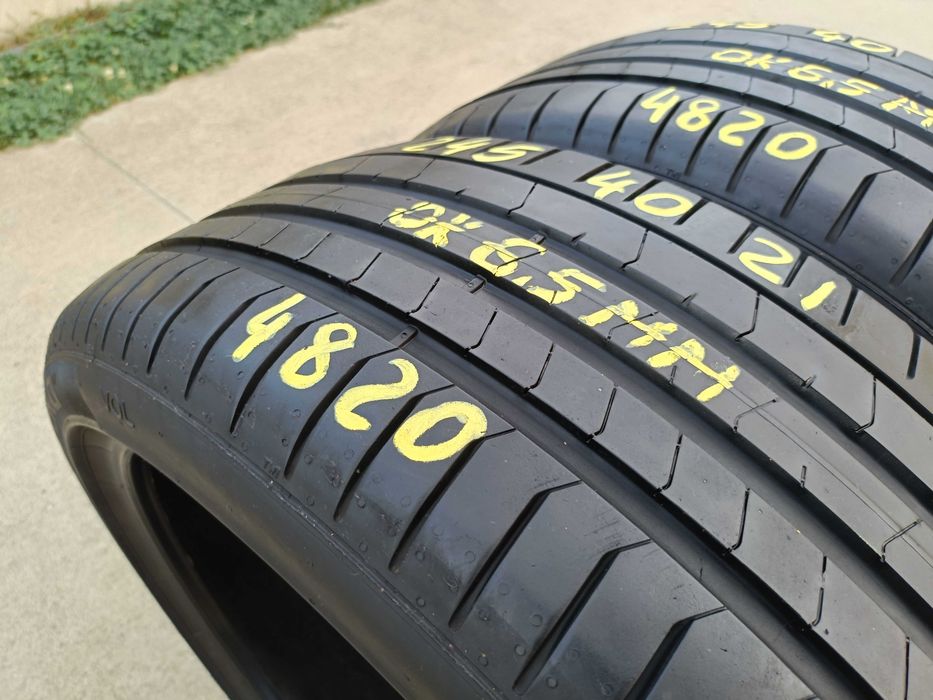 Doua anvelope vara 245 40 21 pirelli p zero pz4 profil de 6,5 mm