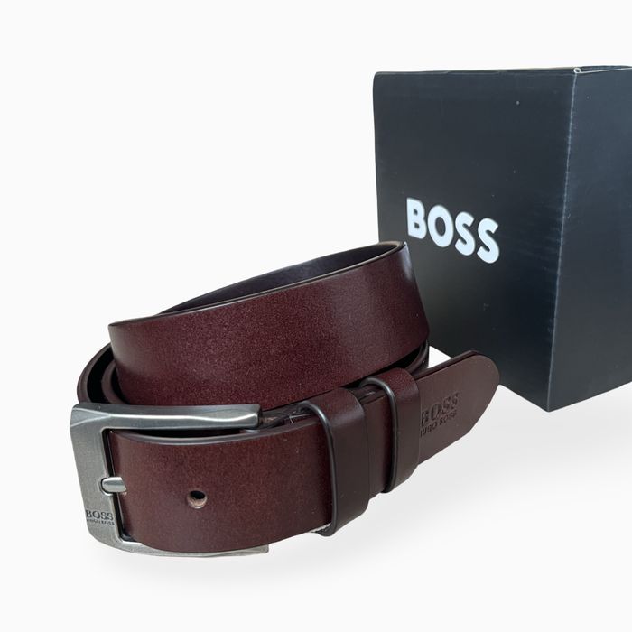 Мъжки колан Hugo Boss 063 Brown !