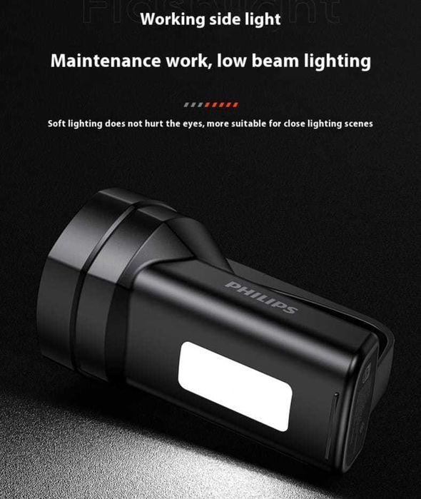 Lanterna si Lampa Philips Originala cu Acumulator Calitate Puternica