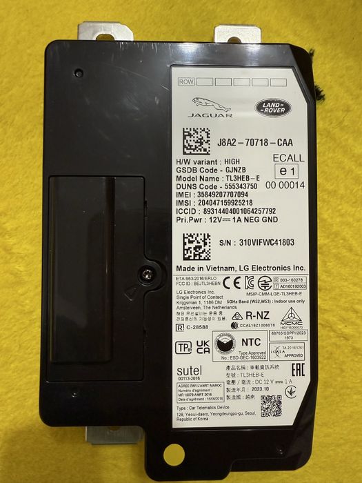 Modul Jaguar/Range Rover J8A2-70718-CAA