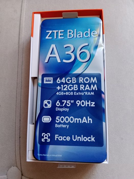 Продам новый смартфон  ZTE BLADE A36