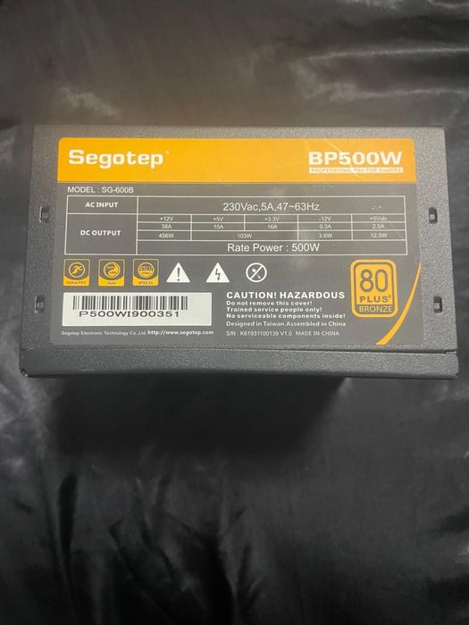 Sursă PC Segotep BP500W