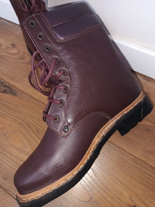 Cizme militare din piele