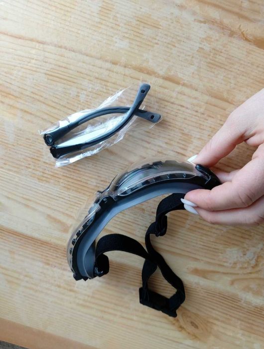 Очки защитные на присоске с дужками