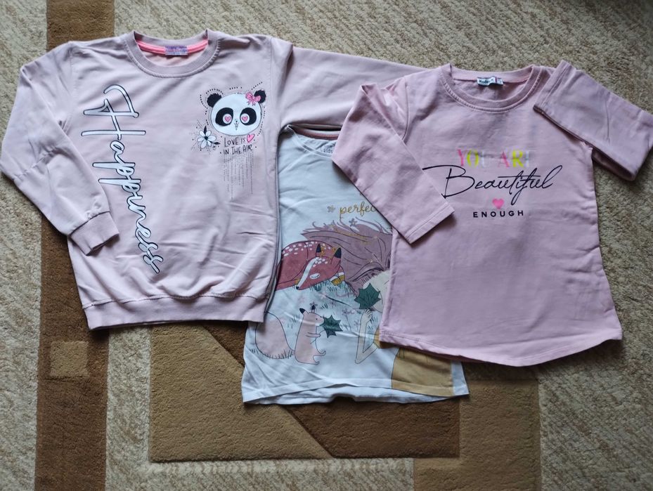 Сет есенно-зимни дрехи, размер 134 за момиче и ПОДАРЪЦИ