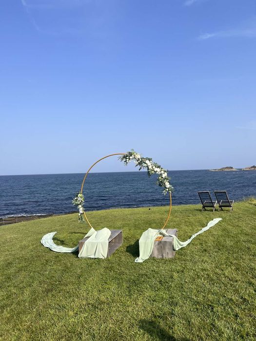 Празнична/ сватбена арка за събития с украса