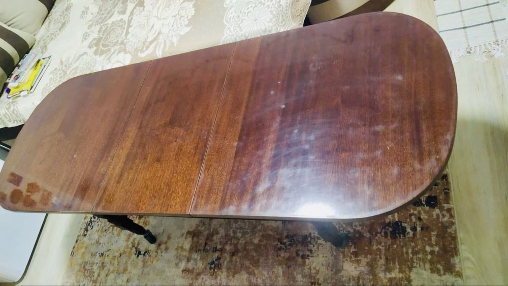 Холна разтегателна дървена маса