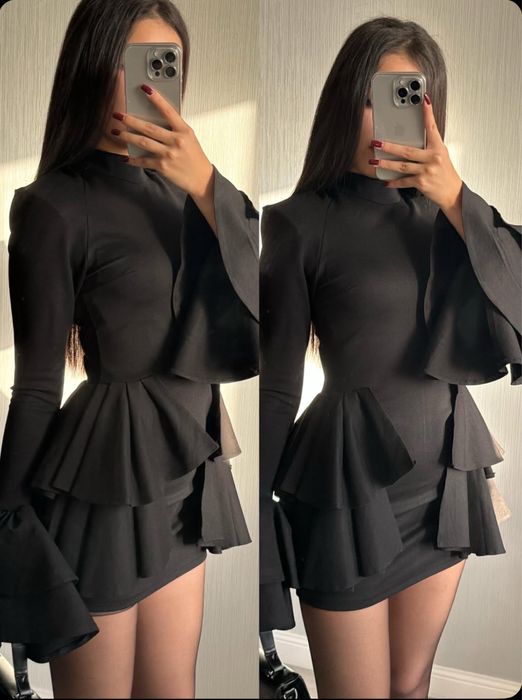 Платье черный вечерний