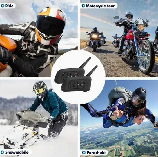 Интерком V6 Plus Motorcycle Helmet Wireless Intercom