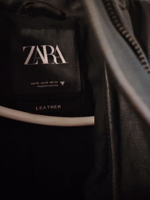 Яке хс размер без забележки телешка кожа zara