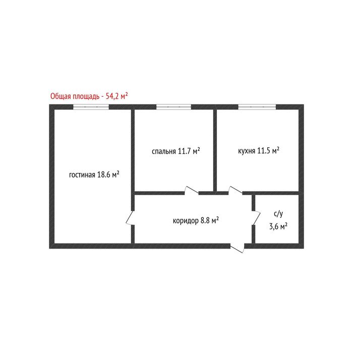 Продаётся 2-комнатная квартира в ЦЕНТРЕ ГОРОДА - Мадели кожа-Ташенова