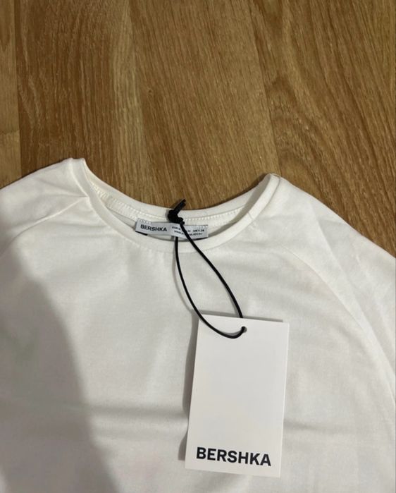 Short Sleeve - tricou basic  white - Bershka
