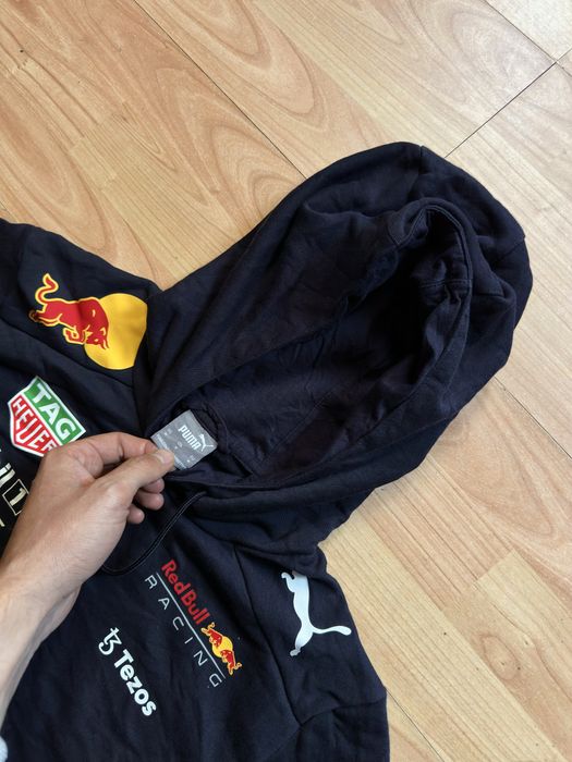 Hanorac hoodie sweater pullover Puma Oracle Red Bull Racing F1 2022 season navy cotton size M
